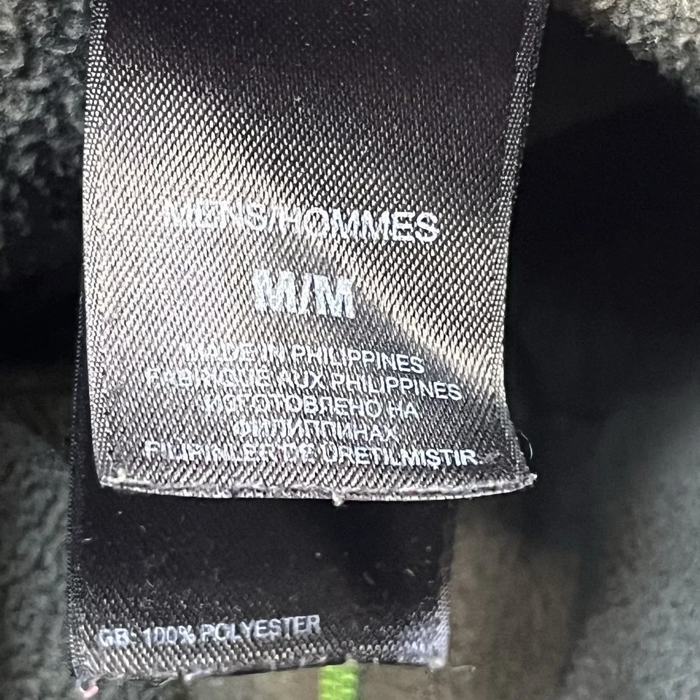 The North Face Pullover Mens Medium‎ Green 1/4 Zip Fleece Sweater Long Sleeve